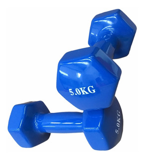 Mancuerna Encauchetada de 5 Kgs x Unidad