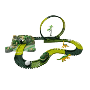 Pista De Carros Con Juguetes Dino 140pcs